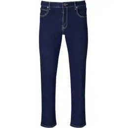Mens Fashion Denim Jeans Dark Blue Front